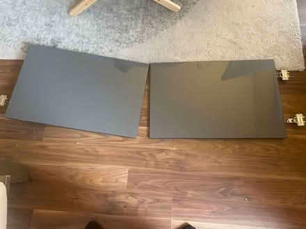 Photo of free Ikea Grey Besta doors (M18 gorton) #1