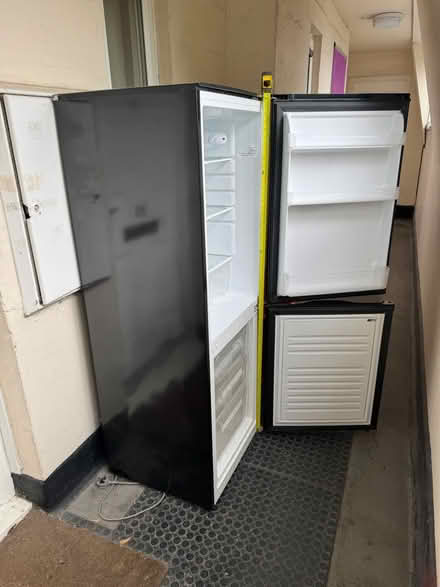 Photo of free Tall Beko fridge freezer black (Laindon) #1