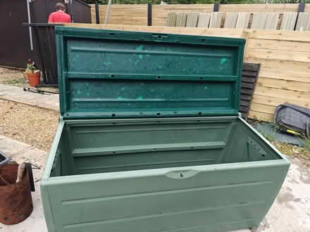 Photo of free Green plastic garden storage (SK7 Hazel Grove) #3