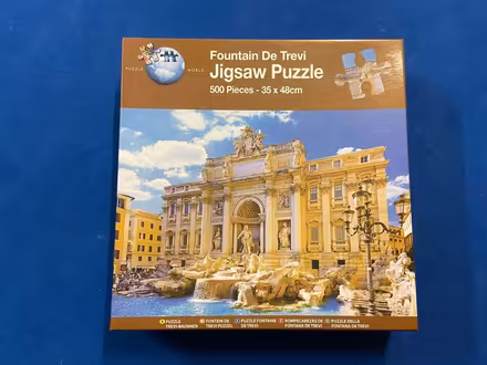 Photo of free 500 Piece Jigsaw of The Trevi Fountain (Hilton DE65) #1