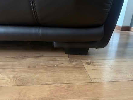 Photo of free Leather 3 seater sette (Walsall WS8) #4