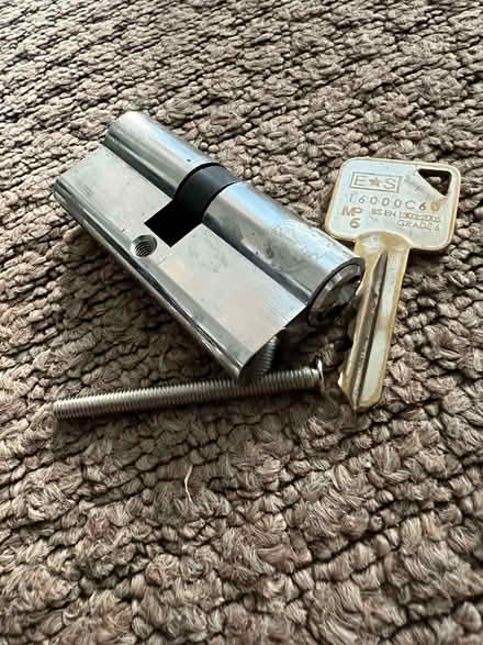 Photo of free Eurolock cylinder 35T/35, with six spare keys (Marston OX3) #1