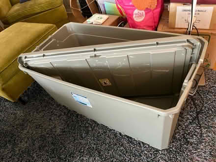 Photo of free large plastic storage bin (east hollywood) #1