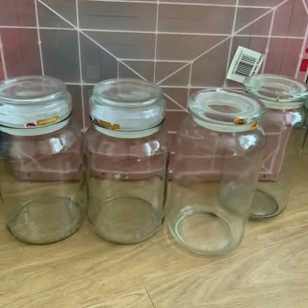Photo of free 400 g glass jars x 4 (Surrey Heath GU15) #1