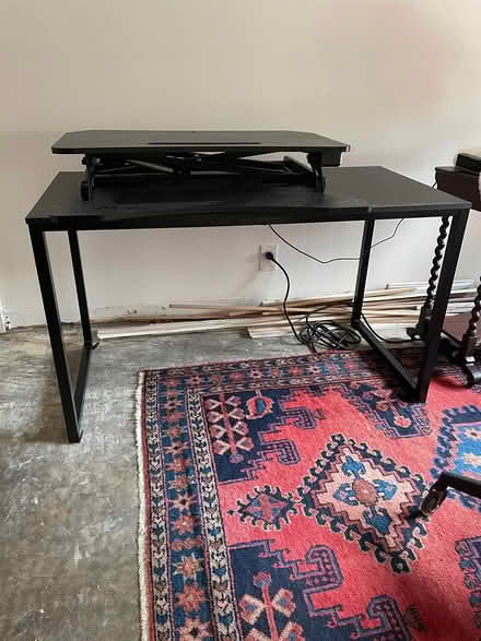 Photo of free Desk and electric standing desk (Near Foggy Bottom) #1
