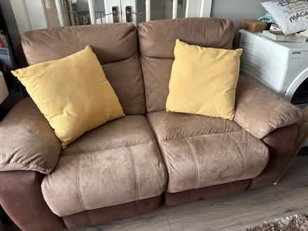 Photo of free Two seater manual recliner (Burscough Bridge L40) #2
