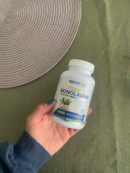 Photo of free L-lysine + monolaurin (Bells corners) #1
