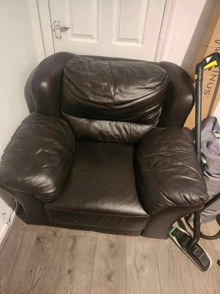 Photo of free 📦 FREE – Brown Leather Sofa Set (Longsight M13) #3