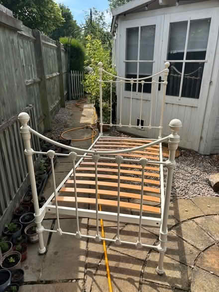 Photo of free Single iron bed (West Oxfordshire OX28) #1