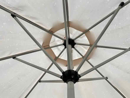 Photo of free 3m Cream Garden Parasol (East Marden) #2