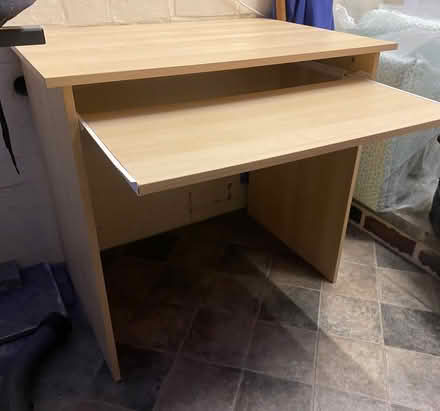 Photo of free IKEA desk - birch veneer (Barrow upon Soar LE12) #2