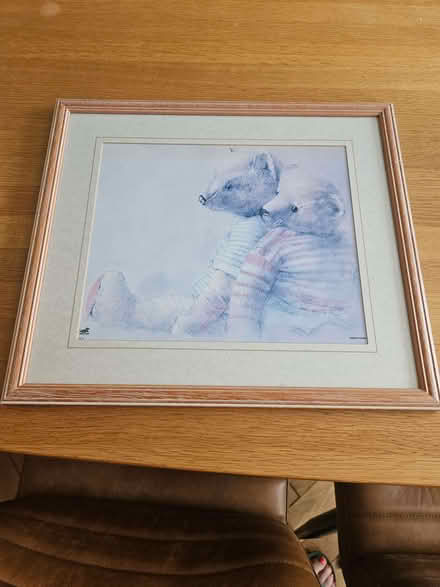 Photo of free Wooden framed picture of bears (St Stephens AL3) #1
