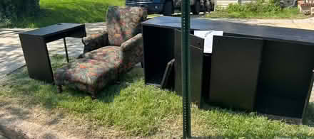 Photo of free Curbalert cabinet,chair,desk,suitc (Washington DC) #1