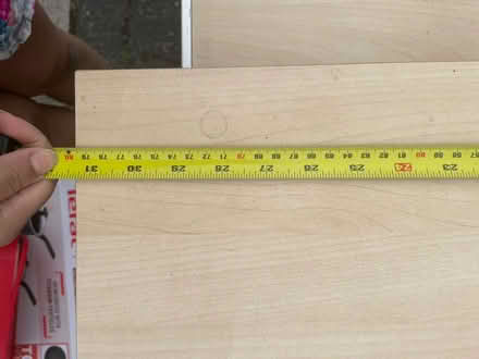 Photo of free Wooden desk with keyboard drawer (N20) #3