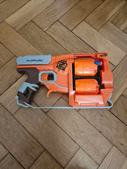 Photo of free Flipfury nerf gun with extra bullets (St Stephens AL3) #1