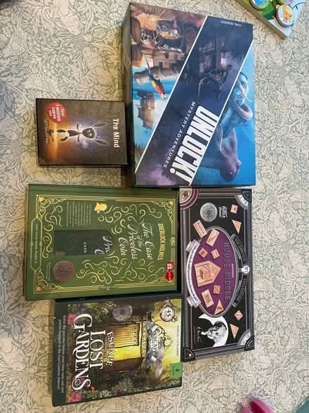 Photo of free Selection of escape room / riddle board games (Merton SW19) #1