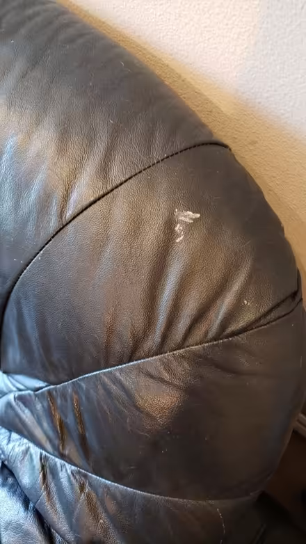 Photo of free Vinyl couch, storage ottoman chair (Kirkland Highlands) #2