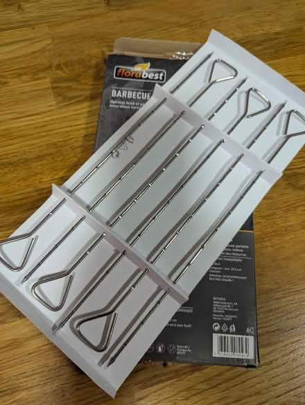 Photo of free 6 stainless Florabest Skewers New (Grangeway area NN10) #2