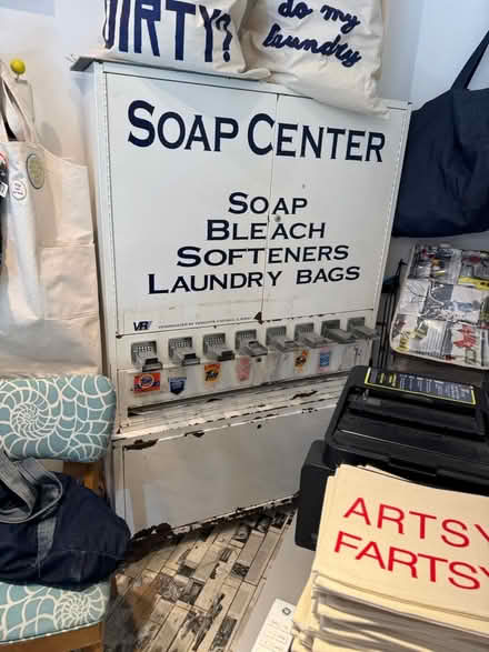 Photo of free Vintage laundromat soap machine (Lower east sude) #1