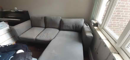 Photo of free Couch with chaise long (BlackRock) #1