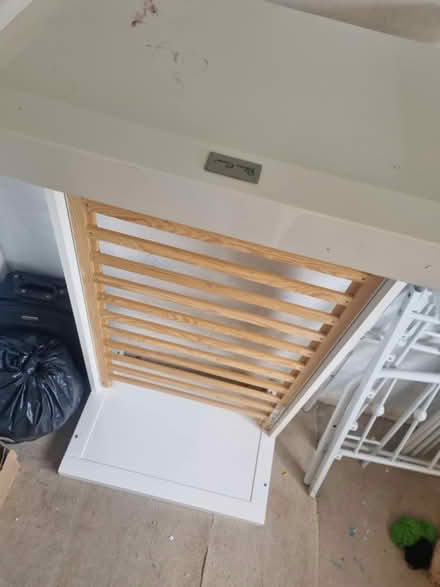 Photo of free Silver cross bed (Upton) #1