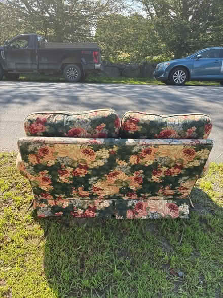 Photo of free Floral 2 seat sofa (Hamilton) #2