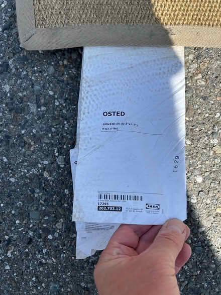 Photo of free Rug sisal and jute (Mountlake Terrace) #3
