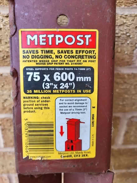 Photo of free Metposts x 4 (Ruddington) #1