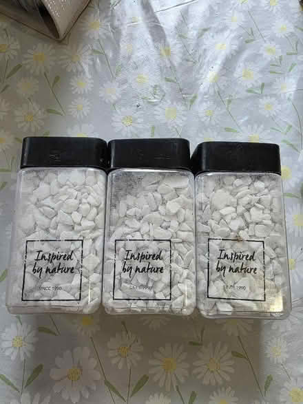 Photo of free Decorative White Stones (3 containers) (Potter Street CM17) #2