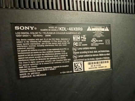 Photo of free 46in LCD TV (Near downtown Sunnyvale) #2
