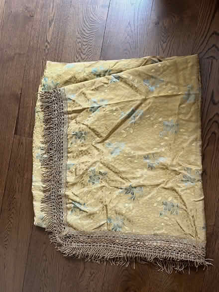 Photo of free Gold Fringed Bedspread / Throw (Teddington TW11) #1