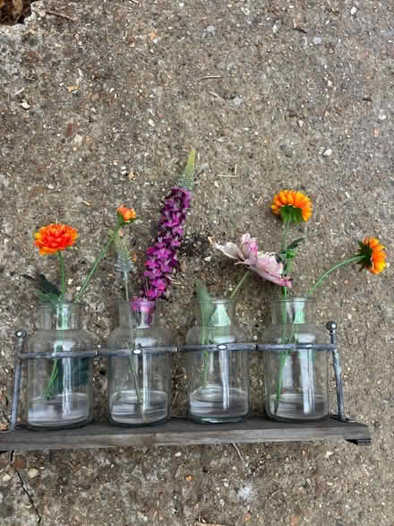 Photo of free Artificial flowers and vases (Chessington KT9) #3