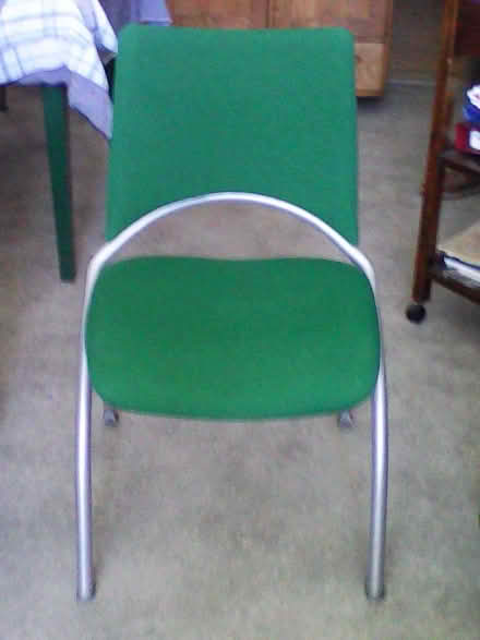 Photo of free Three green side-chairs (South Gloucestershire BS31) #1