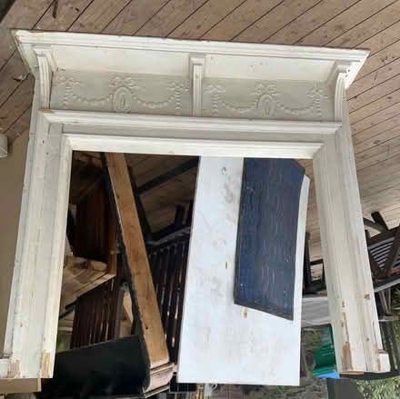 Photo of free Victorian Fireplace frame white (Hampton Hill) #3