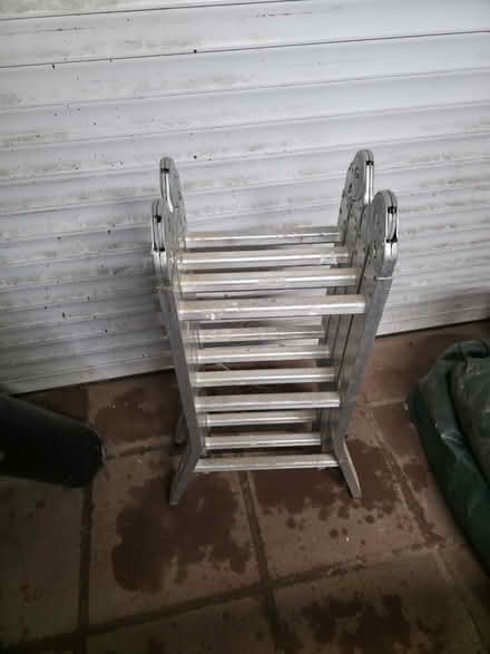 Photo of free Folding aluminium ladder (BN10) #3