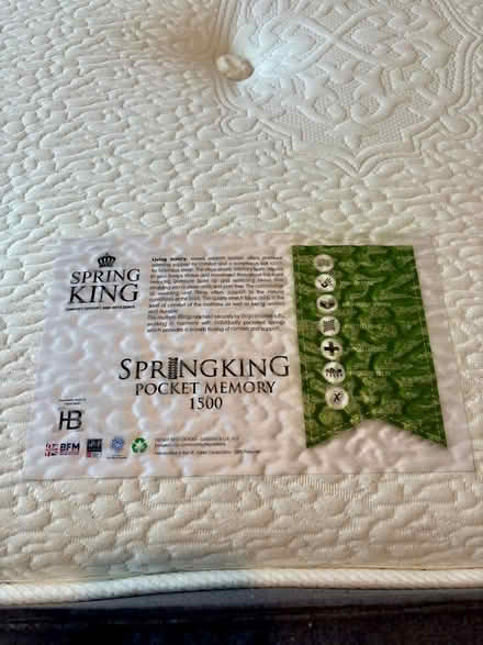 Photo of free Double Pocket Memory 1500 Mattress (Keighley BD21) #2