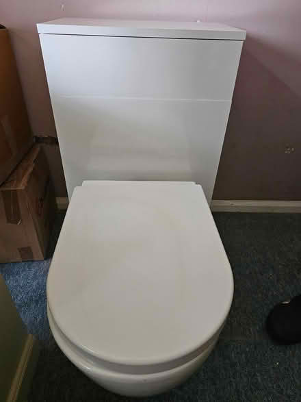 Photo of free New toilet, lid, fixings & housing (BN10) #1