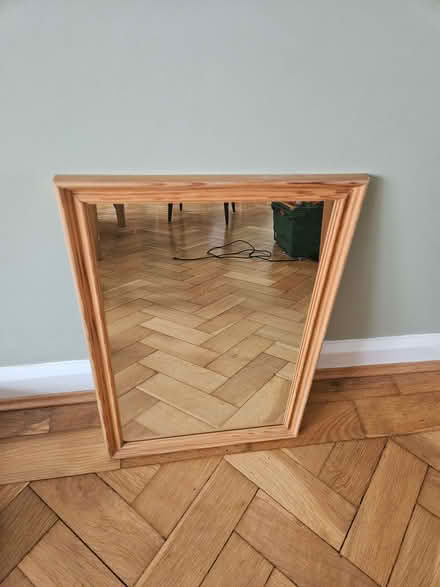 Photo of free Wooden framed mirror (St Stephens AL3) #1