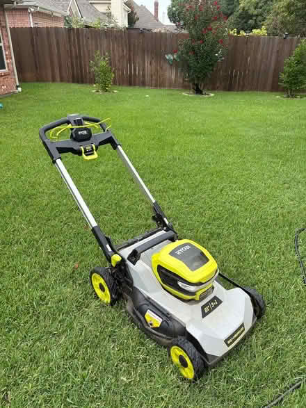 Photo of free Ryobi Self Propelled Mower battery (Bedford tx) #1