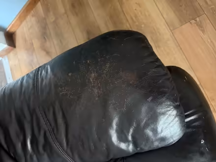 Photo of free Leather 3 seater sette (Walsall WS8) #2