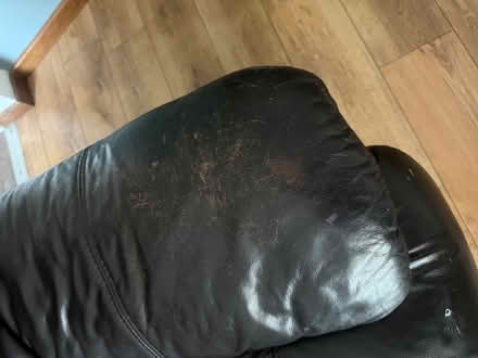 Photo of free Leather 3 seater sette (Walsall WS8) #2