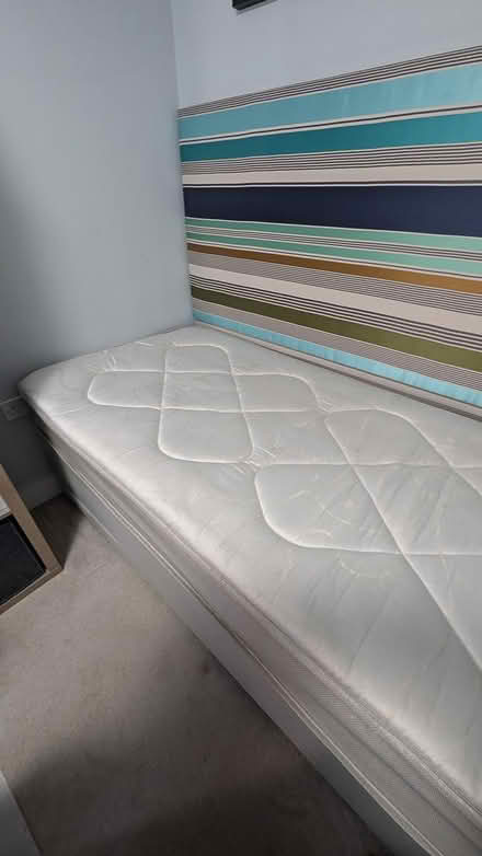 Photo of free Single bed base,mattress,headboard (Cheshunt EN8) #3