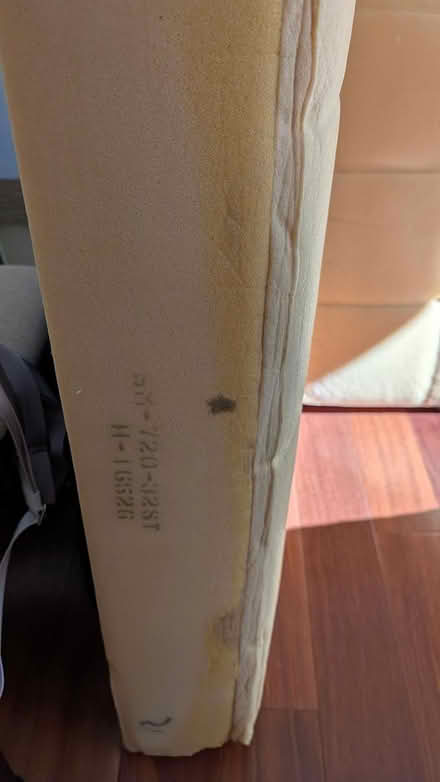 Photo of free Old couch foam 30" x36"x5 " (Cupertino/West San Jose) #4
