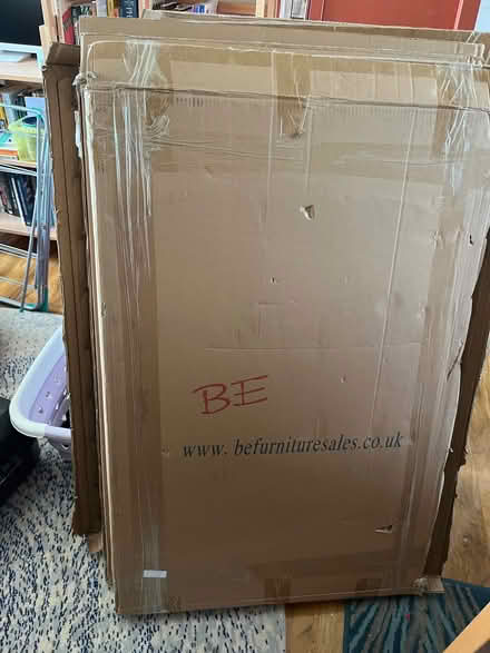 Photo of free Four cardboard cartons (Burgess Park SE5) #1