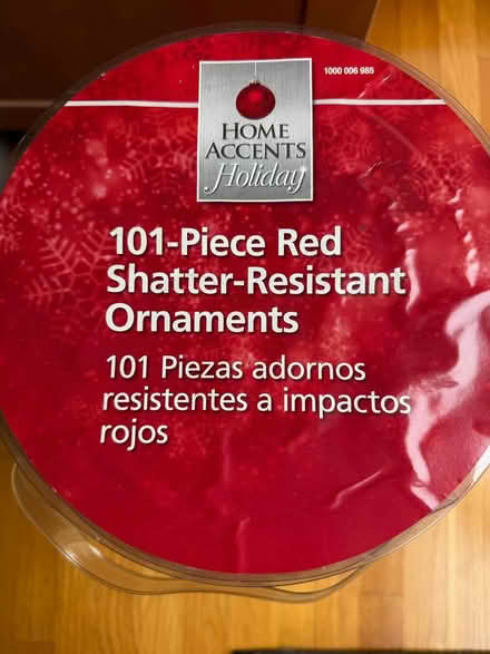 Photo of free Red Christmas Ornaments (Groton, Hoyts Wharf Road) #1