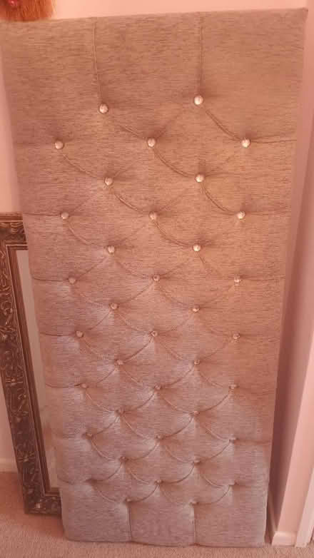 Photo of free King size headboard grey (TQ12 5BW) #1