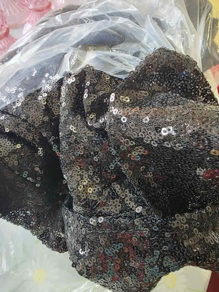 Photo of free 2 black sequins table clothes (Potter Street CM17) #1