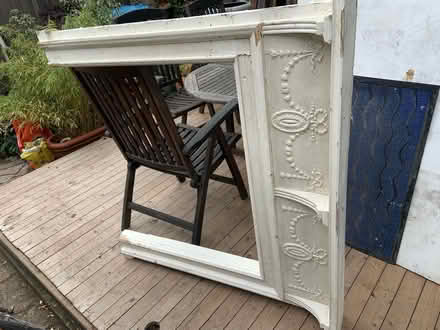 Photo of free Victorian Fireplace frame white (Hampton Hill) #1