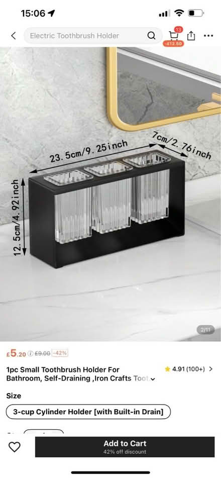 Photo of free Toothbrush holder (West bromwich) #1