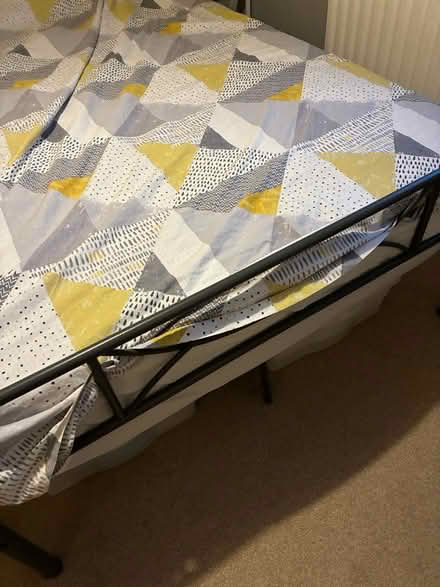 Photo of free Metal frame small double bed (Hitchin SG4) #2